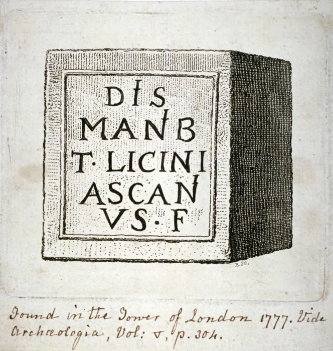 Framed Print : Copy of an inscription found in the Tower of London, 1777 Framed Print : Copy of an inscription found in the Tower of London, 1777