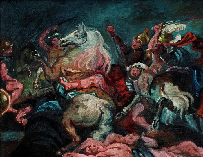 Framed Print : Copy after Rubens: The death of Decius Mus (Prado, Madrid), c1920. Creator: Vilhelm Lundstrom Framed Print : Copy after Rubens: The death of Decius Mus (Prado, Madrid), c1920. Creator: Vilhelm Lundstrom