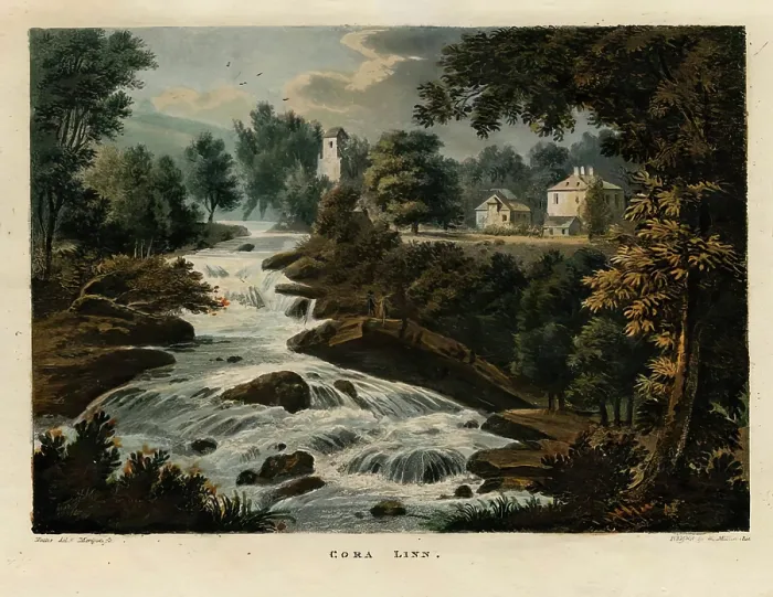 Framed Print : Cora Linn, 1801. Creator: James Merigot Framed Print : Cora Linn, 1801. Creator: James Merigot