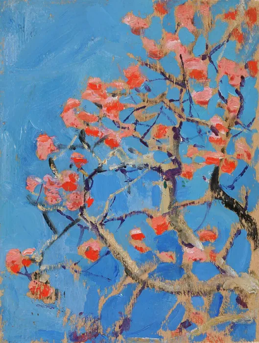 Framed Print : Coral Tree in Blossom, 1909-1910. Creator: Akseli Gallen-Kallela Framed Print : Coral Tree in Blossom, 1909-1910. Creator: Akseli Gallen-Kallela