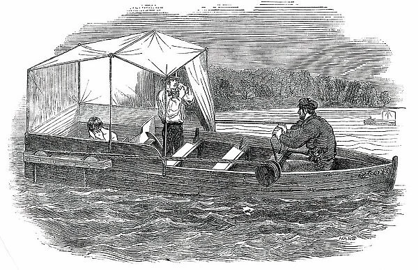 Cordingly's Floating Bath, 1850. Creator: Hare
