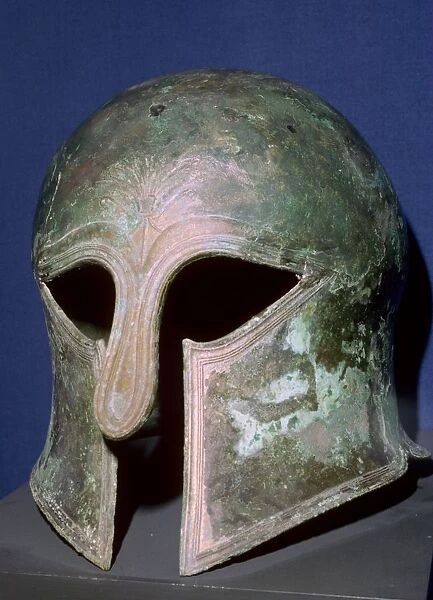 Corinthian style Greek helmet, 6th century BC