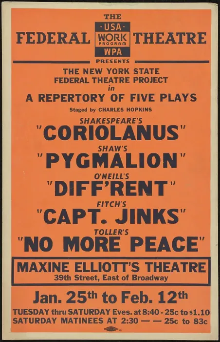 Framed Print : Coriolanus, New York, [1930s]. Creator: Unknown