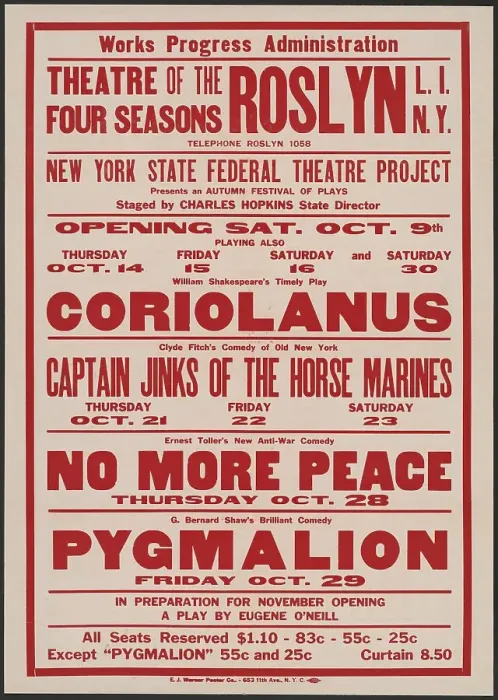 Framed Print : Coriolanus, Roslyn, NY, [1930s]. Creator: Unknown
