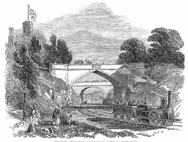 The Cork, Blackrock, and Passage Railway, Dundanion, 1850. Creator: Unknown