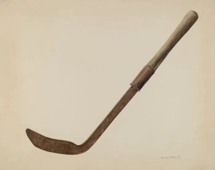 Framed Print : Corn Knife, 1938. Creator: Herman O. Stroh Framed Print : Corn Knife, 1938. Creator: Herman O. Stroh