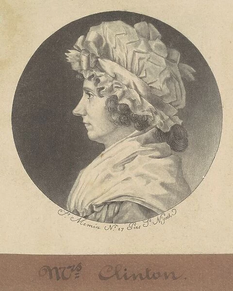 Cornelia Tappen Clinton, 1797. Creator: Charles Balthazar Julien Fé