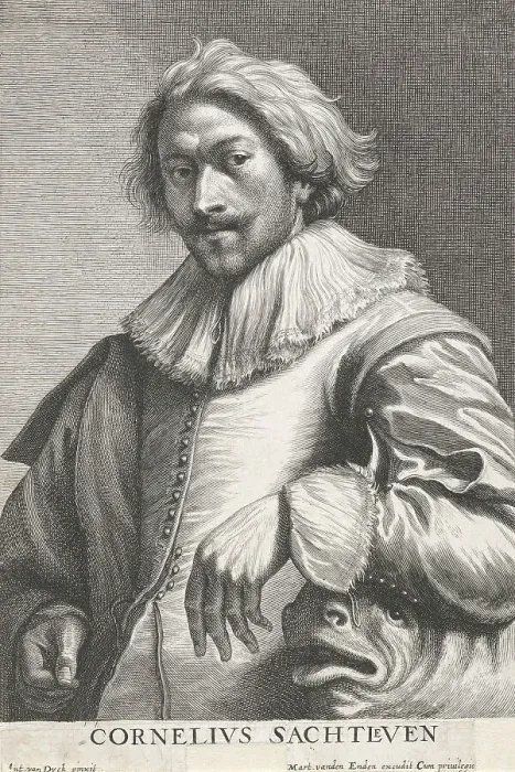 Framed Print : Cornelis Saftleven. From Icones principum virorum ('The Iconography'), before 1641. Creator: Lucas Vorsterman