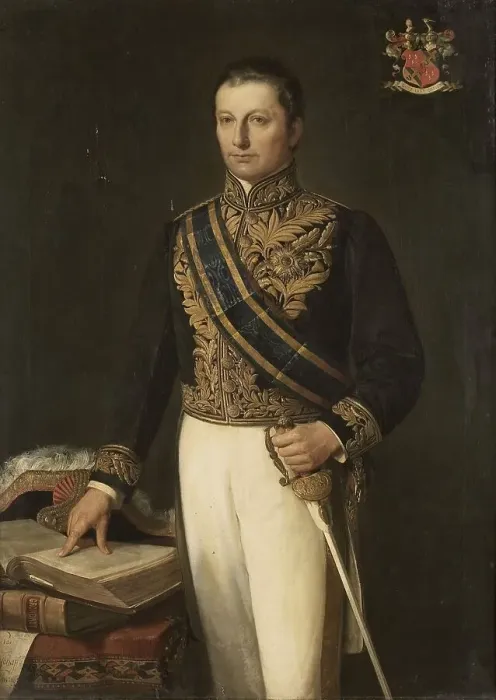 Framed Print : Cornelis Theodorus Elout (1767-1841). Commissaris-generaal (1816-19), c.1883. Creator: Andries van den Berg Framed Print : Cornelis Theodorus Elout (1767-1841). Commissaris-generaal (1816-19), c.1883. Creator: Andries van den Berg