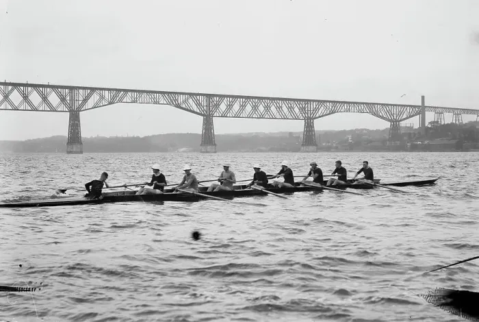 Framed Print : Cornell crew, 1912. Creator: Bain News Service Framed Print : Cornell crew, 1912. Creator: Bain News Service