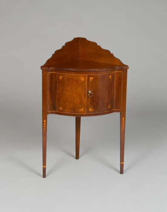 Framed Print : Corner Basin Stand, 1790 / 1800. Creator: Unknown Framed Print : Corner Basin Stand, 1790 / 1800. Creator: Unknown