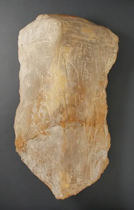 Framed Print : Corner of Block Statue of Hor, 22nd Dynasty, c883 - 835 BCE. Creator: Unknown Framed Print : Corner of Block Statue of Hor, 22nd Dynasty, c883 - 835 BCE. Creator: Unknown