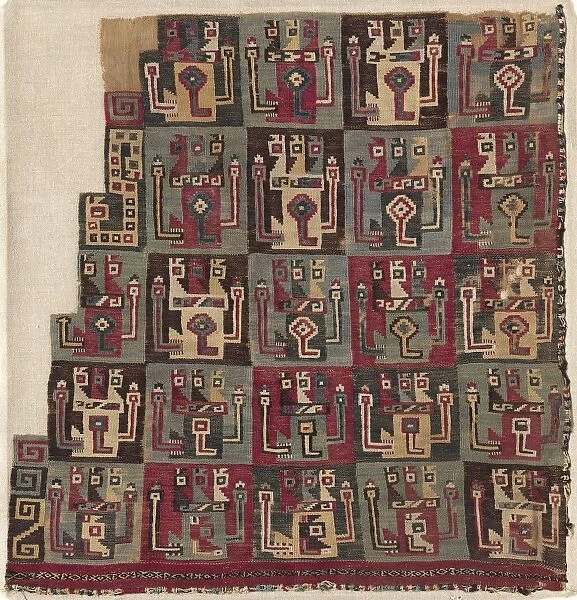 Corner Fragment, Probably from a Tunic, c. 700-1100. Creator: Unknown