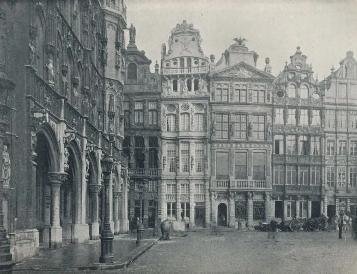 Framed Print : A corner of the Grand Place, Brussels, Belgium, c1900 (1914-1915). Artist: John Benjamin Stone Framed Print : A corner of the Grand Place, Brussels, Belgium, c1900 (1914-1915). Artist: John Benjamin Stone