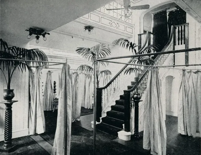 Framed Print : A Corner of the Ladies Exercise Hall, c1898 Framed Print : A Corner of the Ladies Exercise Hall, c1898