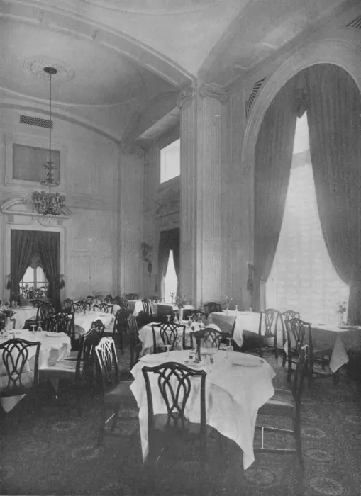 Framed Print : Corner of Main Dining Room showing fine Colonial detail, Roosevelt Hotel, New York City, 1924 Framed Print : Corner of Main Dining Room showing fine Colonial detail, Roosevelt Hotel, New York City, 1924