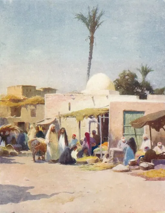Framed Print : A Corner in the Market-Place, c1880, (1904). Artist: Robert George Talbot Kelly Framed Print : A Corner in the Market-Place, c1880, (1904). Artist: Robert George Talbot Kelly
