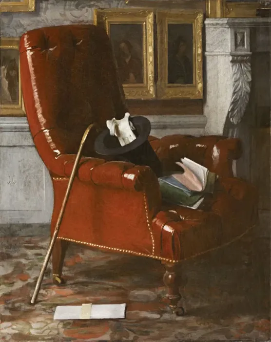 Framed Print : A corner in the painters studio, after 1852 Framed Print : A corner in the painters studio, after 1852