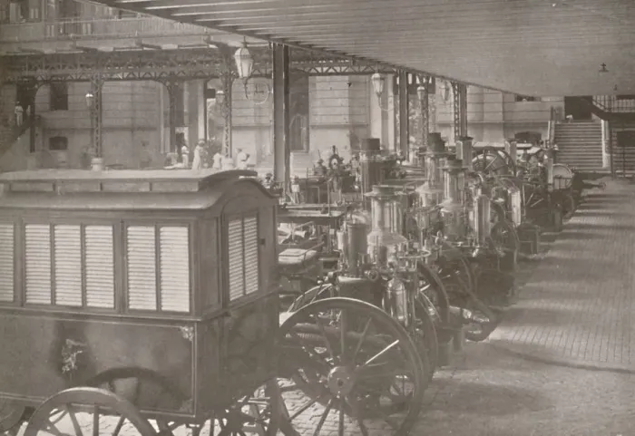 Framed Print : A Corner of the Rio Fire Brigades Head-quarters, 1914 Framed Print : A Corner of the Rio Fire Brigades Head-quarters, 1914