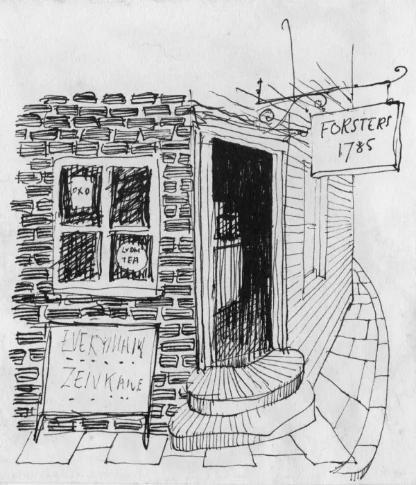 Framed Print : Corner shop, 1952. Creator: Shirley Markham Framed Print : Corner shop, 1952. Creator: Shirley Markham