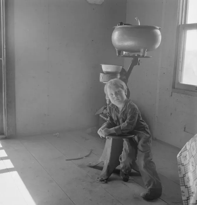 Framed Print : Corner of Soper kitchen, Malheur County, Oregon, 1939. Creator: Dorothea Lange Framed Print : Corner of Soper kitchen, Malheur County, Oregon, 1939. Creator: Dorothea Lange