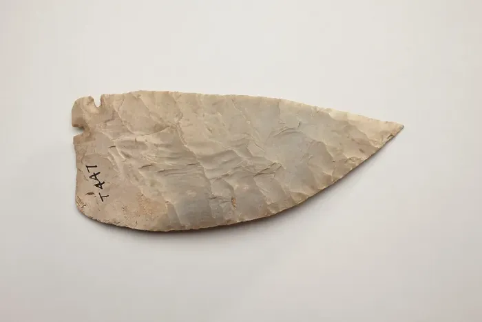 Framed Print : Corner tang knife blade, 2000-250 BCE. Creator: Unknown