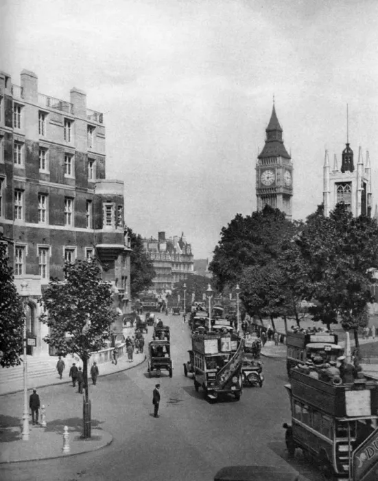 Framed Print : The corner of Tothill and Victoria Streets, looking towards Parliament Square, London, 1926-1927. Artist: Ellis Framed Print : The corner of Tothill and Victoria Streets, looking towards Parliament Square, London, 1926-1927. Artist: Ellis