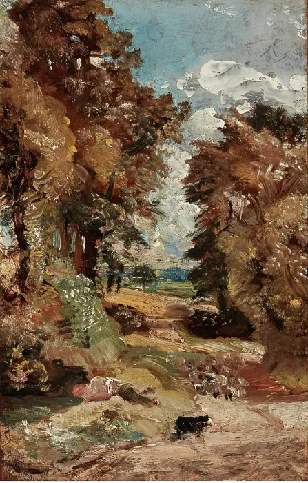 Framed Print : The Cornfield, about 1816. Creator: John Constable Framed Print : The Cornfield, about 1816. Creator: John Constable