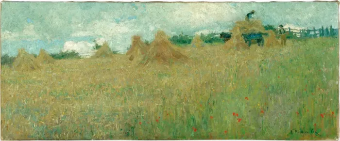 Framed Print : The Cornfield, c. 1900. Artist: Fox, Emanuel Phillips (1865-1915) Framed Print : The Cornfield, c. 1900. Artist: Fox, Emanuel Phillips (1865-1915)