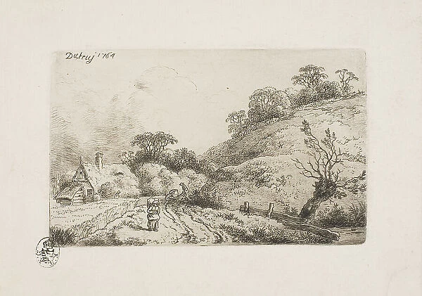 The Cornfield (Rembrandt Manner), 1764. Creator: Christian Wilhelm Ernst Dietrich