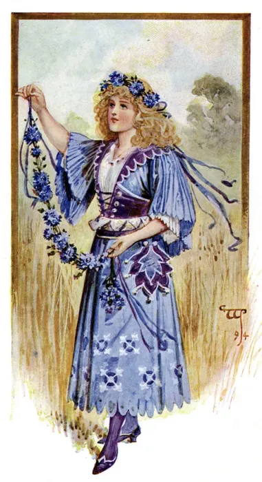 Framed Print : The Cornflower, 1899 Framed Print : The Cornflower, 1899