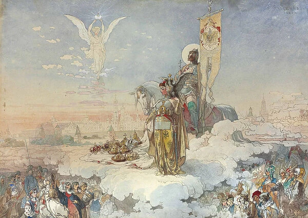 The coronation of Alexander III, 1883