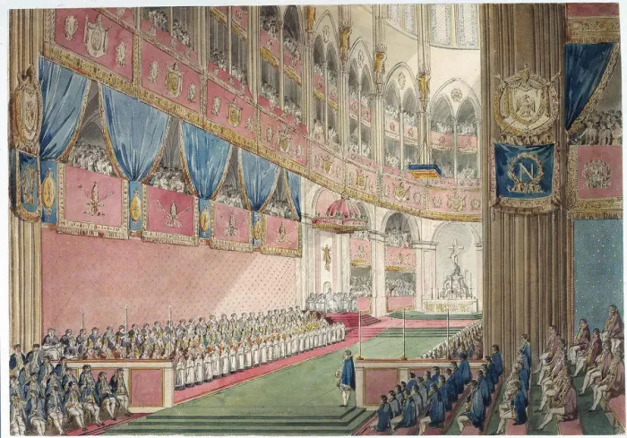 Framed Print : The Coronation Ceremony. The offerings, 1804 Framed Print : The Coronation Ceremony. The offerings, 1804