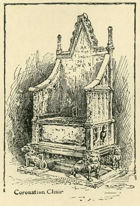 Framed Print : Coronation Chair, c1897. Creator: Unknown Framed Print : Coronation Chair, c1897. Creator: Unknown