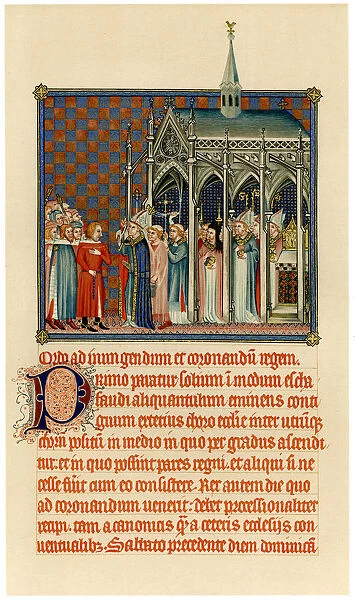 Coronation of Charles V, c1365