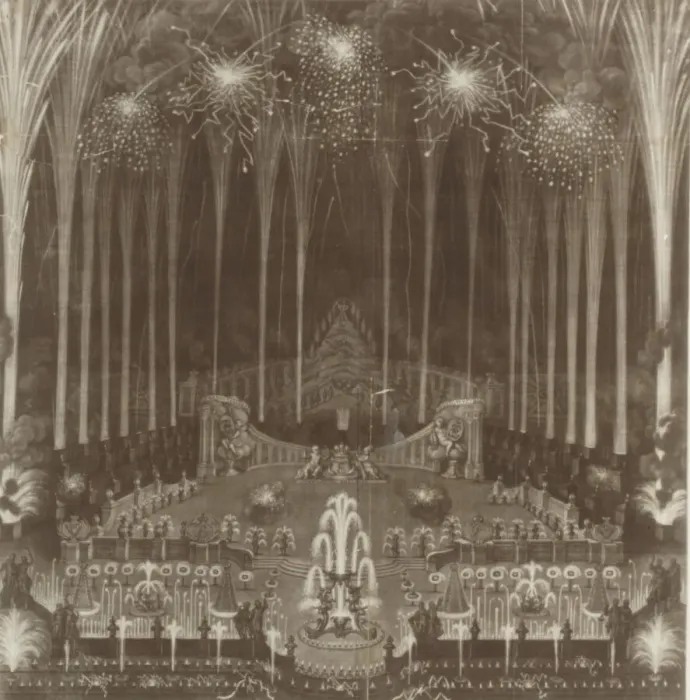 Framed Print : Coronation of Czarina Elizabeth, Moscow, April 25, 1742. Creator: Unknown