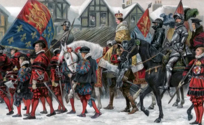 Framed Print : The coronation of Edward VI, 20 February 1547, (1902) Framed Print : The coronation of Edward VI, 20 February 1547, (1902)