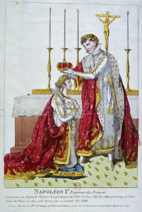 Framed Print : Coronation of the Empress Josephine, 2nd December 1804, 19th century Framed Print : Coronation of the Empress Josephine, 2nd December 1804, 19th century