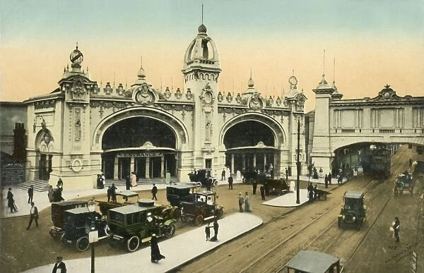 Coronation Exhibition, Wood Lane entrance, London, 1911. Creator: Unknown