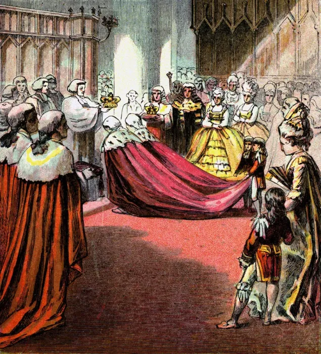 Framed Print : Coronation of George III, 1761, (c1850s) Framed Print : Coronation of George III, 1761, (c1850s)