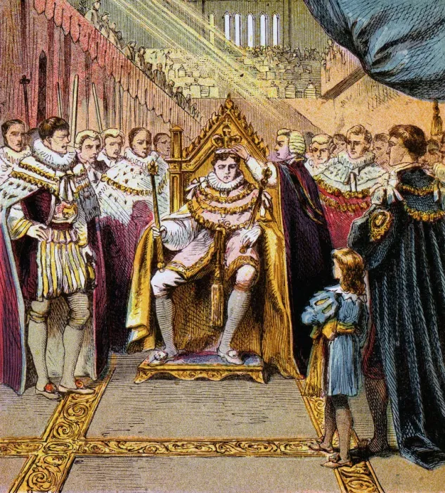 Framed Print : Coronation of George IV, 1820, (c1850s) Framed Print : Coronation of George IV, 1820, (c1850s)