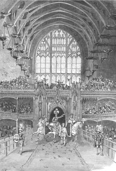Framed Print : Coronation of George IV in Westminster Hall, 1897 Framed Print : Coronation of George IV in Westminster Hall, 1897