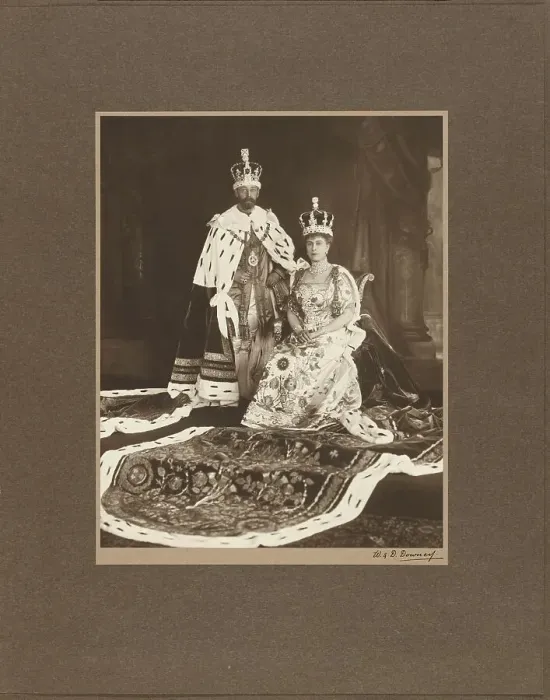 Framed Print : Coronation of King George V and Queen Mary, 1911. Creator: William Downey