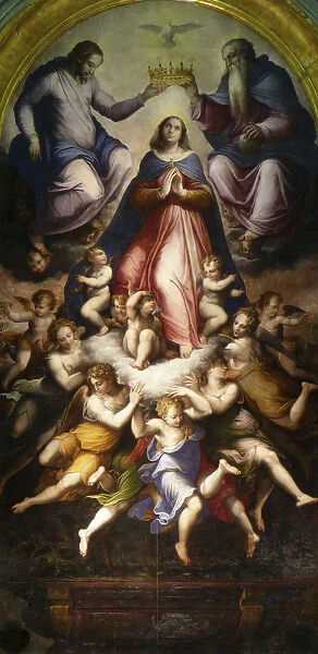 The Coronation of the Virgin, 1571. Artist: Giorgio Vasari