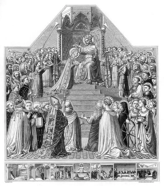 The Coronation of the Virgin, c1430-1432 (1870). Artist: Monvoisin