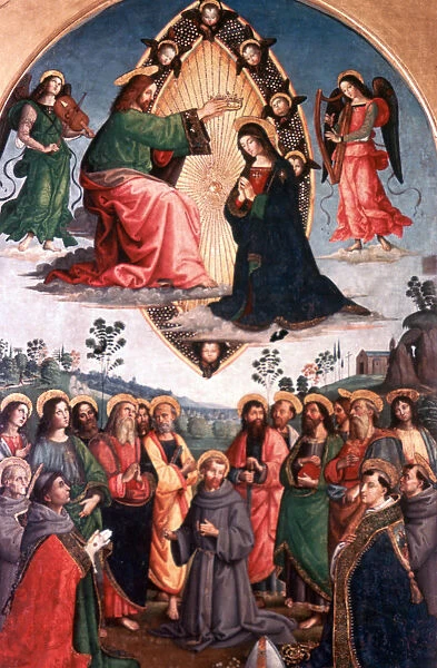 The Coronation of the Virgin, c1503. Artist: Bernardino Pinturicchio