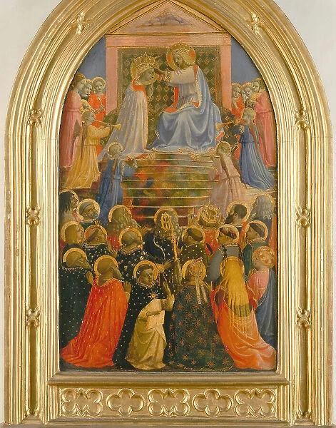 The Coronation of the Virgin, ca 1430. Creator: Angelico, Fra Giovanni, da Fiesole (ca. 1400-1455)