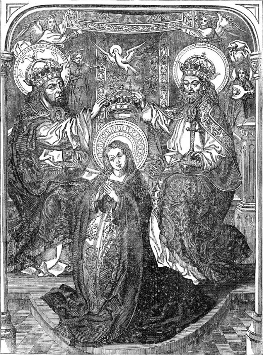 Framed Print : The Coronation of the Virgin by a German artist of the sixteenth century, 1854. Creator: Unknown. The Coronation of the Virgin by a German artist of the sixteenth century, 1854. Creator: Unknown Framed Print : The Coronation of the Virgin by a German artist of the sixteenth century, 1854. Creator: Unknown. The Coronation of the Virgin by a German artist of the sixteenth century, 1854. Creator: Unknown