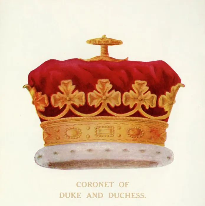Framed Print : Coronet of Duke and Duchess, c1911. Creator: Unknown Framed Print : Coronet of Duke and Duchess, c1911. Creator: Unknown