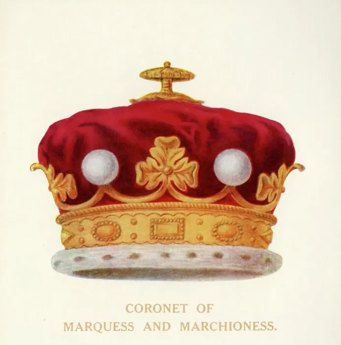Framed Print : Coronet of Marquess and Marchioness, c1911. Creator: Unknown Framed Print : Coronet of Marquess and Marchioness, c1911. Creator: Unknown